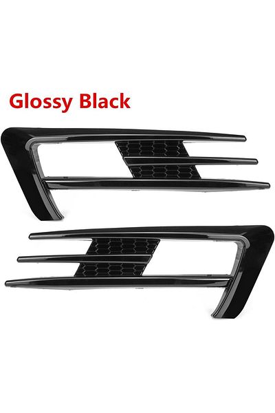Choice Glossy Black Pair Car Front Fog Light Grille Grill For Vw Golf 7 Mk7 Gti 2014 2015 2016 2017 Fog Lam