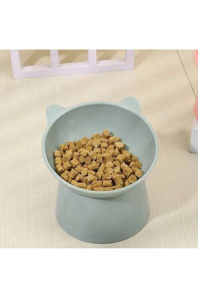 Choice Gray G626a Pet Food Bowl Tilt High Bottom Neck Protector Antichoking Dog And Cat Water Bowl Antidump