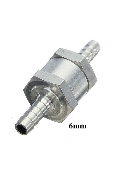Choice One Way  6/8/10/12/14/16mm 6 Size Valves Aluminium Alloy Fuel Non Return Check Valve One Way Fit ...