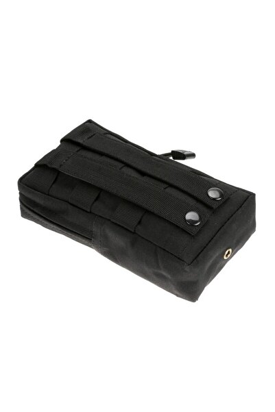 Choice حقيبة خصر تكتيكية سوداء من مادة مولي 1000D أكسفورد سوداء لتخزين حقيبة ...