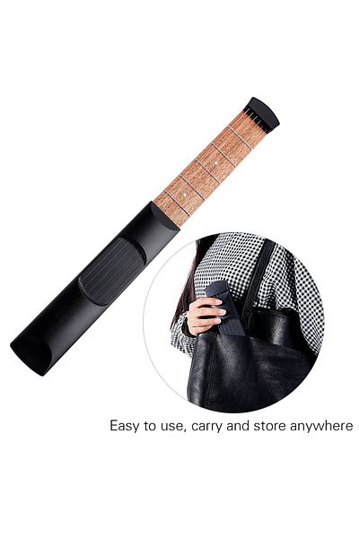 Choice 6 String 6 Fret Model Portable Pocket Guitar Neck Chord Trainer Sapele Wood Guitar Practice Tool ...