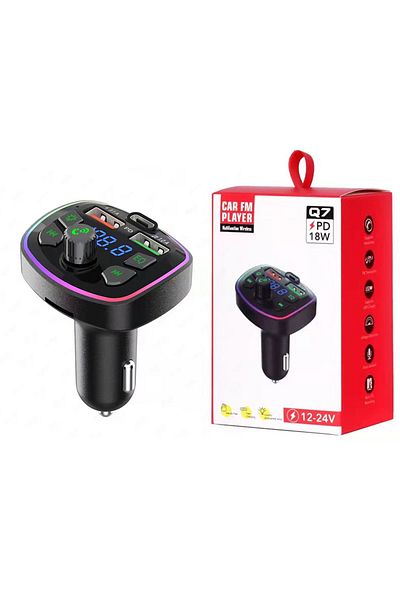 Choice Q7 Kebidumei Car Bluetooth Fm Transmitter Car Mp3 Player U Disk Music Dual Usb 4.2a Pd18w Car Charge