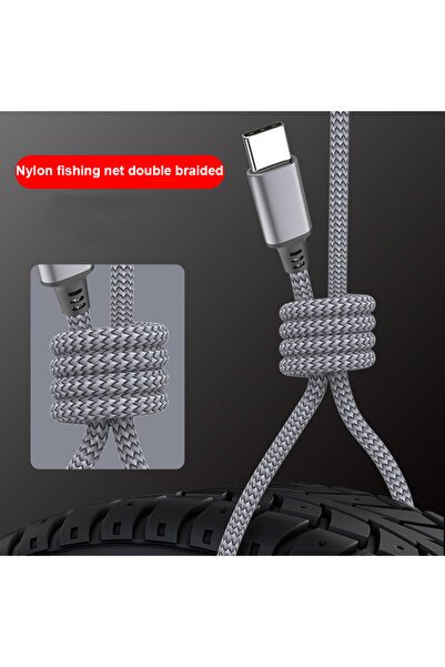 lamgool 3m Type C To Type C Cable PD60W Fast Charger 1M 2M 3M 5M 8M Universal Extended Data Cable for IPhone