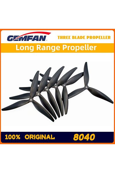 Choice 1 Pairs 2pcs Gemfan Cl 8040 8x4x3 3-blade 8inch Propeller X-class 8inch Fpv Cw Ccw Props For Lr8 X-c