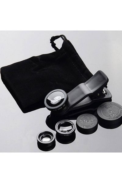 Choice 1 Set 3In1 Mobile Phone Fish Eye+Wide Angle+Macro Lightweight Camera Lens For Universal Cell Phone
