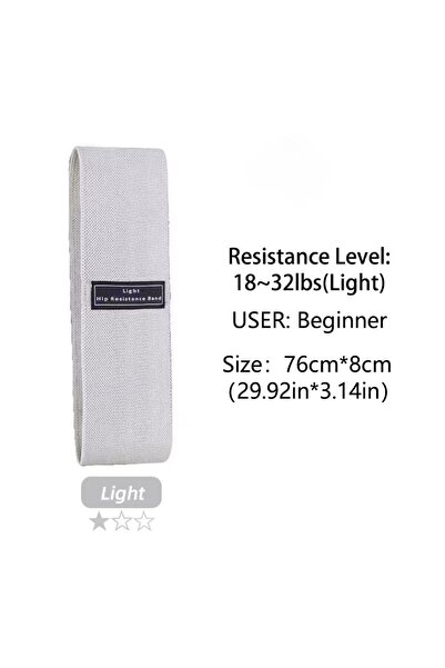 Choice أشرطة تمرين مرنة من القماش ZD04-S لعضلات الأرداف والفخذين، أشرطة مقاوم...