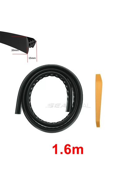 SEAMETAL Upgrade 1.6m 1.6m Auto Dashboard Sealing Strip Universal Car Sticker Rubber Seals Noise Ins