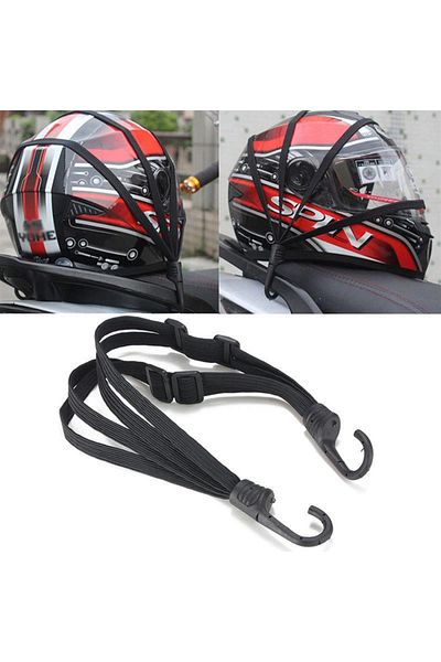 Choice 60CM Motorcycle Helmet Straps Motorcycle Accessories Hooks Luggage Retractable Elastic Rope Fixed...