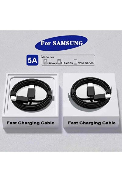 Choice 2 متر قطعتان 45 وات أسود قطعتان كابل USB C PD 45 وات لهاتف Samsung Gal...