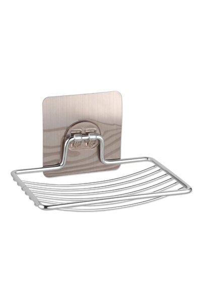 Choice قطعة واحدة فضية قطعة واحدة من رف الصابون المصنوع من الفولاذ المقاوم لل...