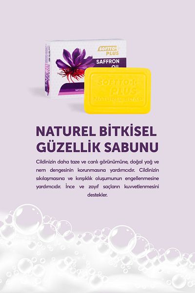 Softto Plus Oil Saffron Soap