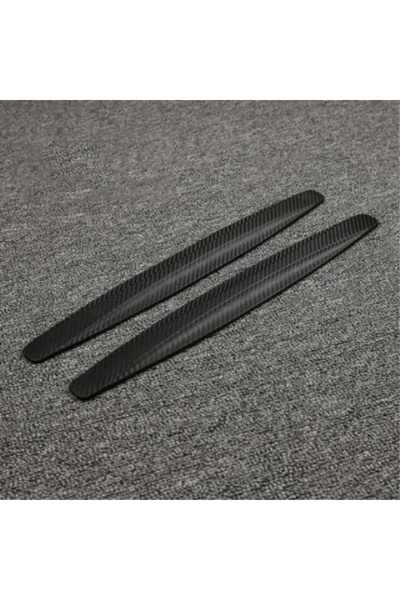 Choice Black Anti Collision Car Bumper Guard Strip 2pcs Front Rear Protection...