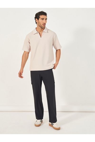 Styli Relaxed Fit Welt Flap Pocket Trousers