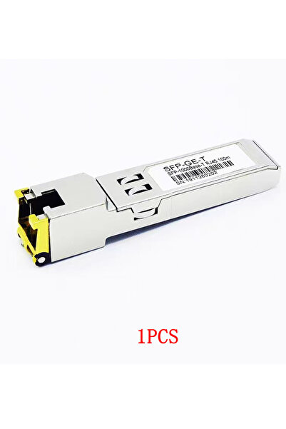 FTGT وحدة ألياف ضوئية SFP واحدة، منفذ إيثرنت RJ45، موصل محول 1000BASE-T، متوا...