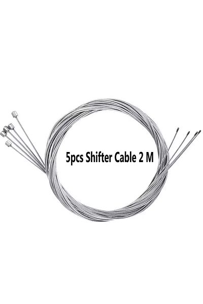 Choice 5pcs Shifter Cable 5pcs Bicycle Brakes Line Road Mountain Bike Brake Cable Universal Bicycle Shift C
