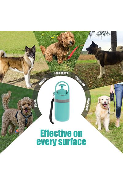 Choice Green Pet Toilet Portable Outdoor Garbage Bag, Dog Toilet Six Claw Shovel Fecal Dispenser