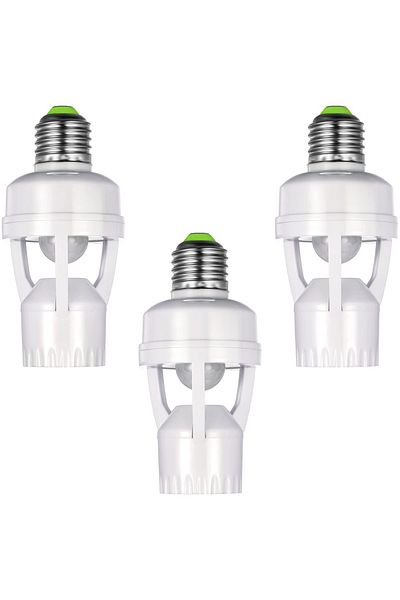 Choice AC100-240V E27 Socket Converter with PIR Motion Sensor Ampoule LED E27 Lamp Base Intelligent Swit...