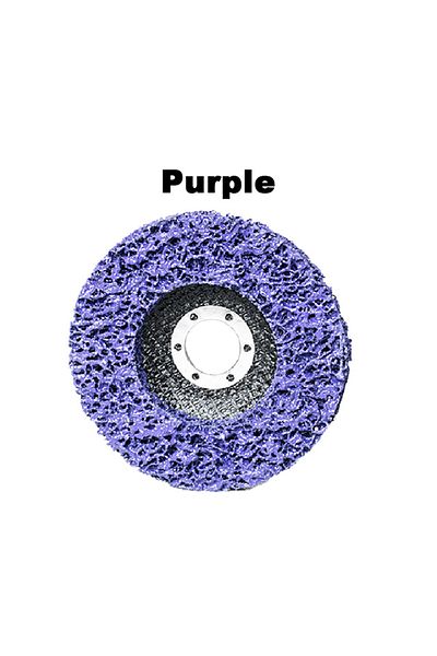 Choice 1pcs 125x22mm purple 1PCS100/115/125mm Coral Disc Poly Strip Disc Diamond Grinding Wheel Flap Disc f