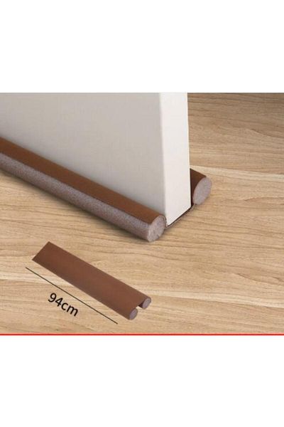 Choice 94cm I Brown Flexible Door Gap Bottom Seam Sealing Bathroom Door Seal Sound Proof Dust Strip Waterpr