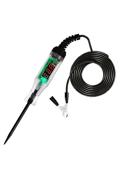 Choice Black Version Car Truck Voltage Circuit Tester Auto 6v 24v Tools Car Diagnostic Probe Test Pen Light