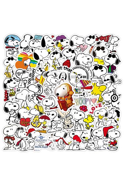 Choice 50pcs 50pcs Snoopy Dog Stickers Graffiti Water Cup Luggage Laptop Handbook Waterproof Sticker