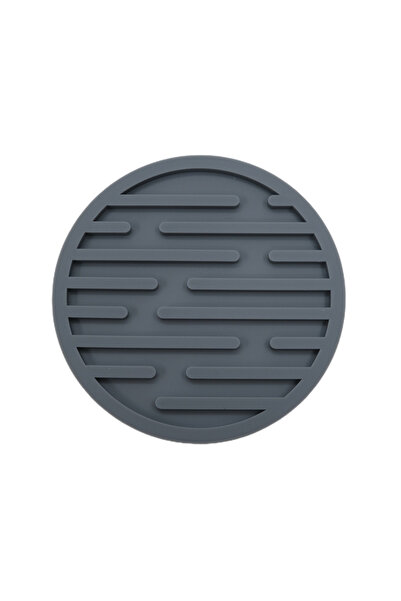 Choice Grey 10cm Silicone Coasters Round Heat Resistant Rubber Tea Cup Mat Ta...