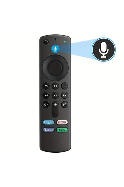 Choice Black Voice Remote Compatible With Fire Tv Streaming Media Devices, Upgrade Your Fire Tv Stick Cube