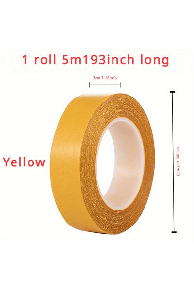 Choice 3cm500cm1roll Super Traceless Carpet Adhesive Double Sided Cloth Base Tape With Strong Fixation High