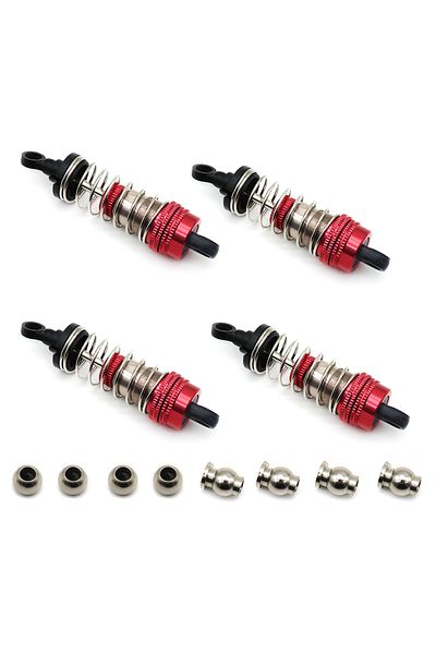 Brilliant Deer 4pcs Shock Absorber Metal Upgraded Shock Absorber For Scy 16101 16102 16103 1/16 Rc Car Parts Access