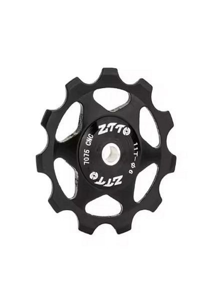 Choice 13T Black Desviador trasero para bicicleta de montaña, polea de rodamiento de acero AL7075 CNC, 4mm,