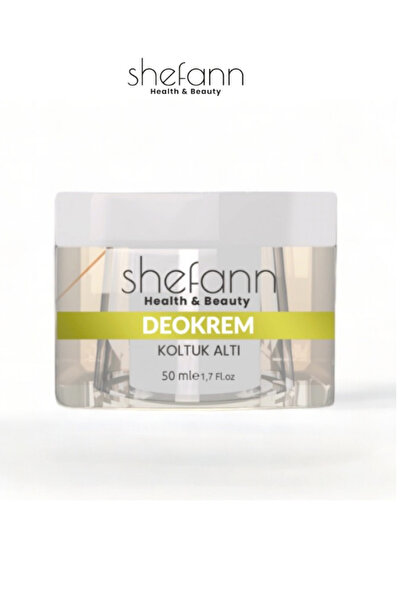 Shefann Ter Kokusu Önleyici Bitkisel Koltukaltı Deokrem 50 ml