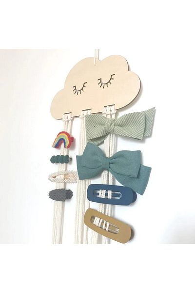 Choice G162 Ew Solid Wood Clouds Model Jewelry Hairpin Bow Storage Tool