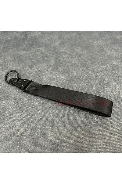 Choice Black Wrist Strap New Sports Keychain Solid Color Webbing Car Key's Lanyard Hanging Decoration Anti-