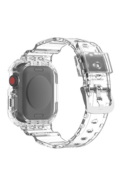 Choice 40 مم 41 مم شفاف متوافق مع أساور ساعة Apple الشفافة، 45 مم 44 مم 41 مم...