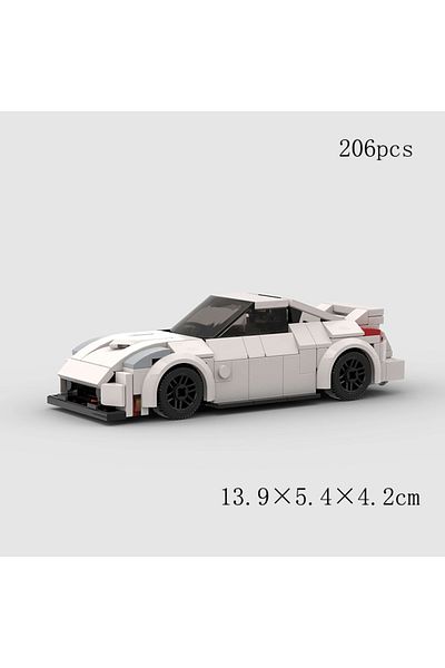 Choice 350z 206pcs 350z Moc Speed Champions Racer Cars City Sports Vehicle Building Blocks Creative Garage