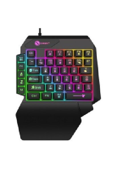 Choice Gaming Keyboard Gaming Keyboard Single Hand Mini Usb Ultra-slim Wired 35keys One Handedly Backlight