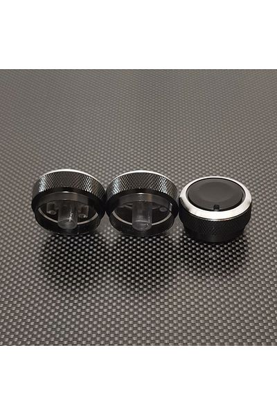 Choice For Hyundai Accent 3pcs/set Air Conditioning Knob Aluminum Alloy Ac Knob Heat Control Button For Hyu
