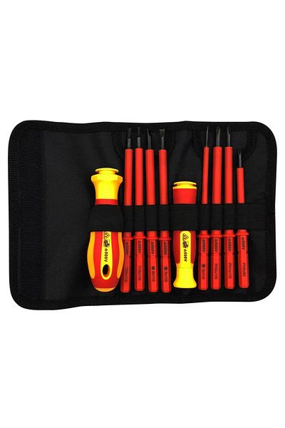 Choice 10pcs 10pcs Insulated Screwdriver With An Interchangeable Head Plum Blossom Head Slotted Head