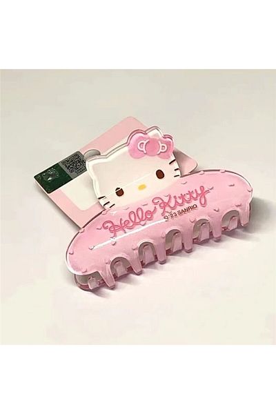 Choice Hello Kitty Hello Kitty Hair Claws Y2k Sanrio Hair Clip For Girl Anime Kawaii Acrylic Shark Clip Kid
