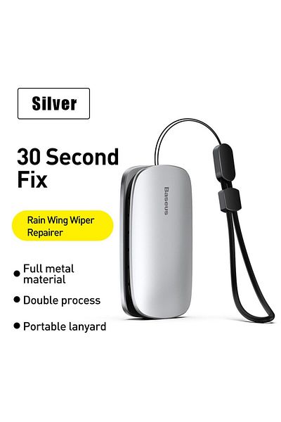 Choice Silver Baseus Car Windshield Wiper Blade Refurbish Restorer Universal Auto Car Wiper for Windshield