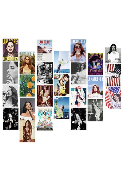 Choice 25pcs 25pcs Singer Lana Del Rey Stickers Born To Die Honeymoon Paradise For Laptop Luggage Car Skate