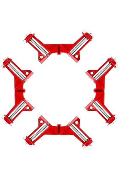 Choice 4 Pcs 4pcs 90 Degree Angle Clamps Carpentry Frame Diy Glass Clamps Angle Clamps Hand Tools Degree To
