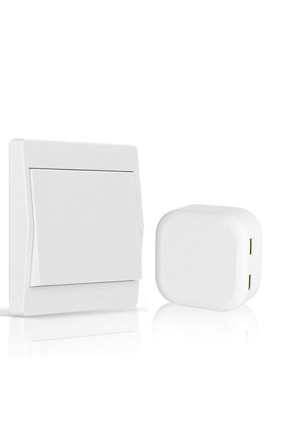 liligood 1gang 1controller Wireless Self-powered Switch Household Remote Control Push Button Switch On Off W