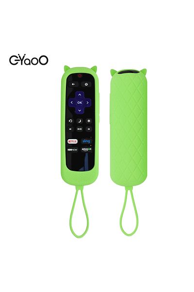 Choice Green Remote Case For Roku Cover For Tcl Tv Steaming Stick Silicone Protective Controller Universal
