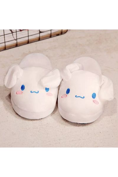 Miniso 34-38 style A Sanrio Anime Slippers Girl Movable Ears Cinnamoroll Shoe Cute Movable Ears Shoe Kawaii