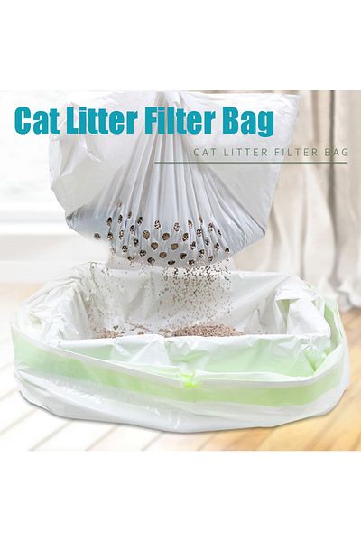 Choice L Cat Litter Filter Bag Portable Household Hygiene Reusable Puppy Litter Box Tray Home Accessories .