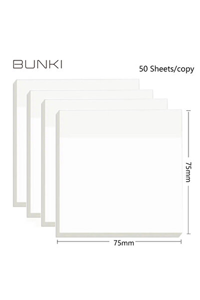 Choice Medium 4pcs 4pcs Transparent Posted it Sticky Note Pads Notepads Posits Papeleria Journal School Sta