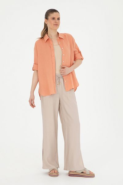 U.S. Polo Assn. Women's Stone Canvas Trousers 1824749