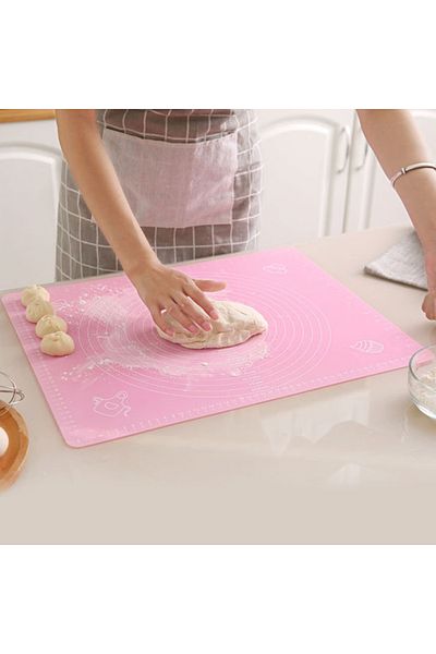 Choice Pink 50x40cm Silicone Baking Mat Pizza Dough Maker Pastry Kitchen Cooking Tools Utensils Non-stick R