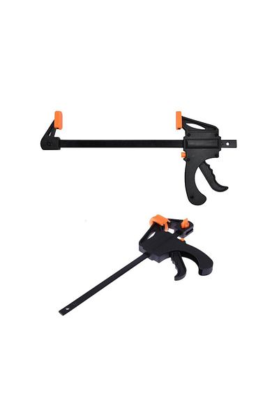 Choice 2pcs 4-inch Woodworking Quick Clamp F Clamp Tool Wood Board Fixed Carpentry Tool Set Hand Sets